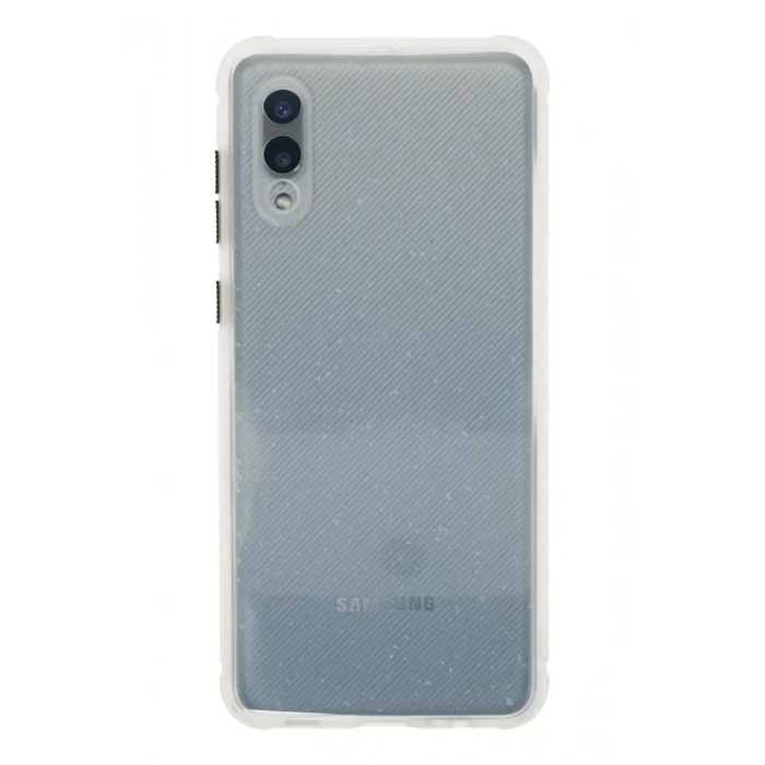 USLUCAN ALIŞVERİŞ Samsung Galaxy A02 Kılıf Miami Şeffaf Silikon - Şeffaf