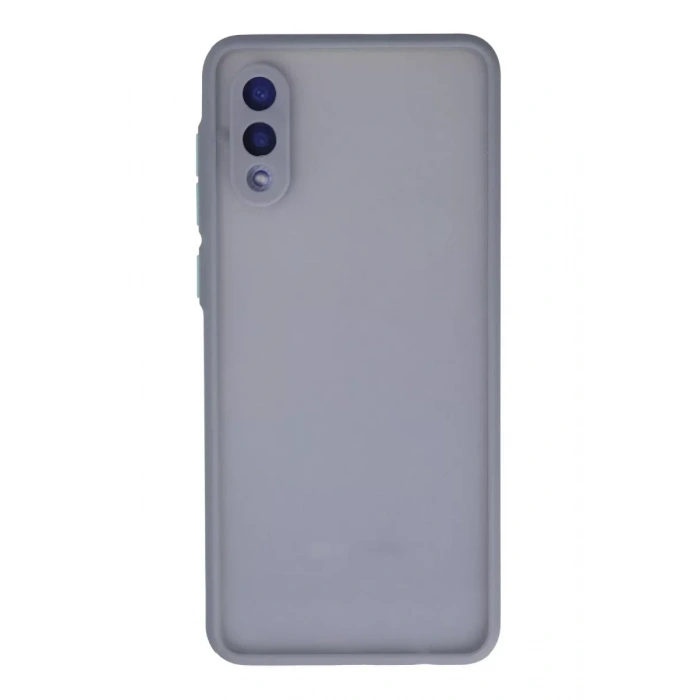 USLUCAN ALIŞVERİŞ Samsung Galaxy A02 Kılıf Montreal Silikon Kapak - Gri