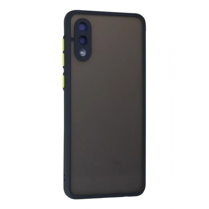 USLUCAN ALIŞVERİŞ Samsung Galaxy A02 Kılıf Montreal Silikon Kapak - Lacivert