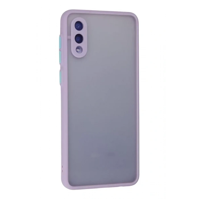USLUCAN ALIŞVERİŞ Samsung Galaxy A02 Kılıf Montreal Silikon Kapak - Mor