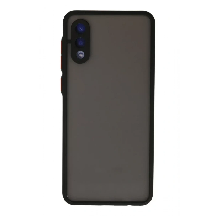 USLUCAN ALIŞVERİŞ Samsung Galaxy A02 Kılıf Montreal Silikon Kapak - Siyah
