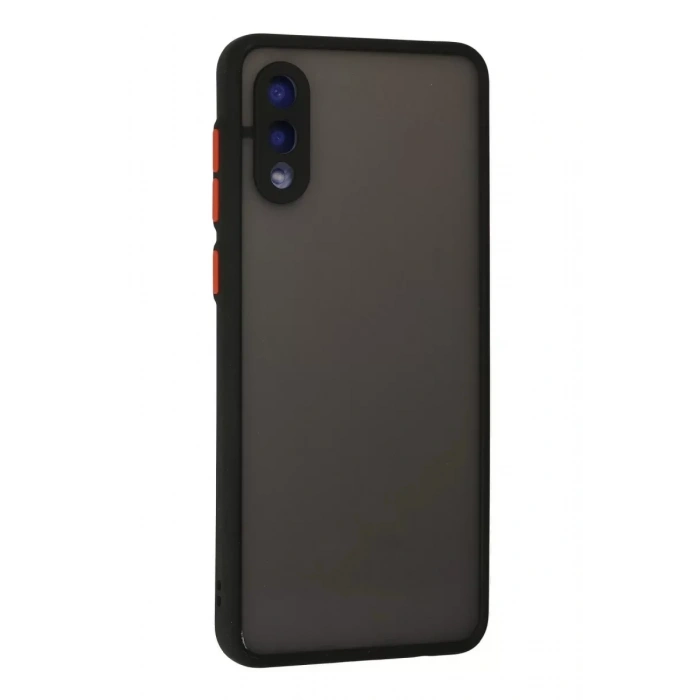 USLUCAN ALIŞVERİŞ Samsung Galaxy A02 Kılıf Montreal Silikon Kapak - Siyah