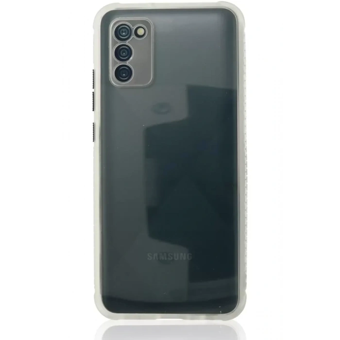 USLUCAN ALIŞVERİŞ Samsung Galaxy A02S Kılıf Miami Şeffaf Silikon - Şeffaf