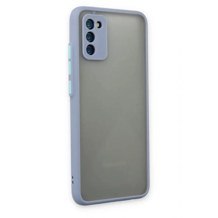 USLUCAN ALIŞVERİŞ Samsung Galaxy A02S Kılıf Montreal Silikon Kapak - Gri