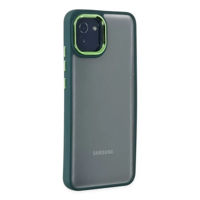 USLUCAN ALIŞVERİŞ Samsung Galaxy A03 Kılıf Dora Kapak - Haki Yeşil