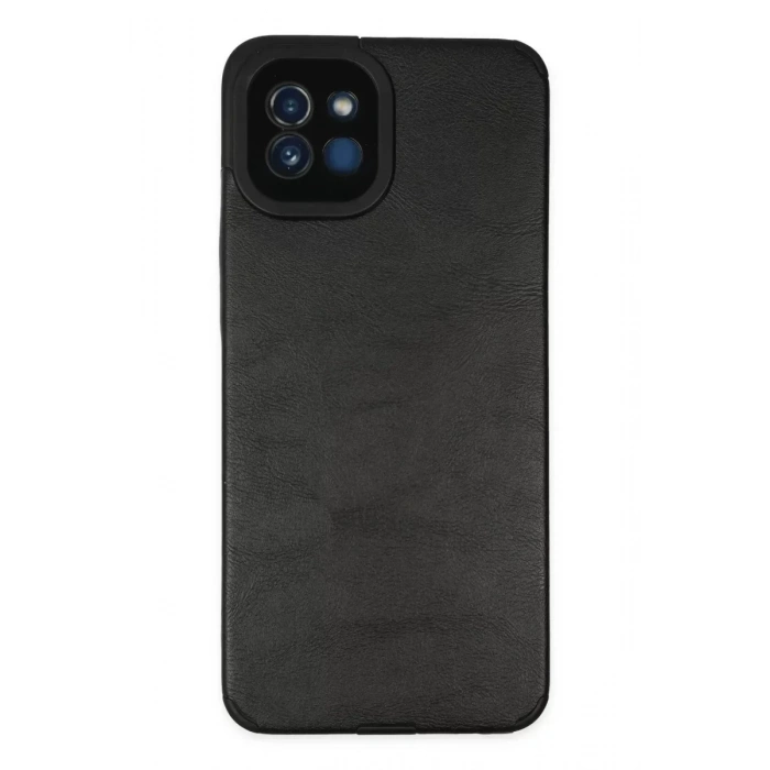 USLUCAN ALIŞVERİŞ Samsung Galaxy A03 Kılıf Loop Deri Silikon - Siyah