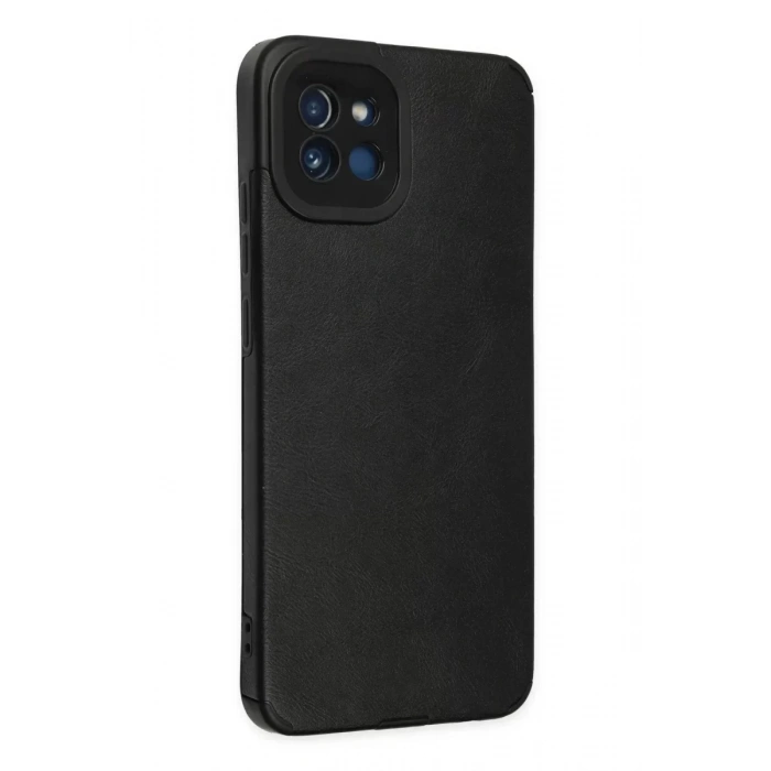 USLUCAN ALIŞVERİŞ Samsung Galaxy A03 Kılıf Loop Deri Silikon - Siyah