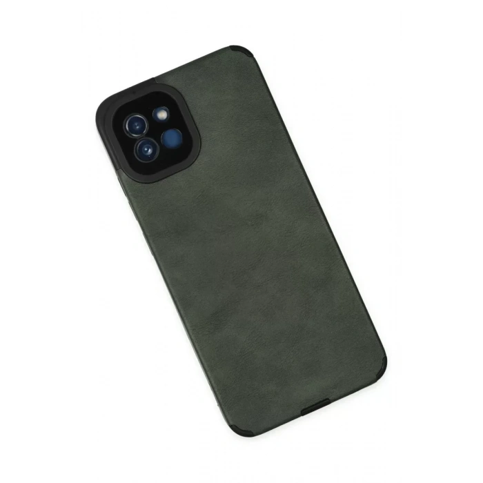 USLUCAN ALIŞVERİŞ Samsung Galaxy A03 Kılıf Loop Deri Silikon - Yeşil