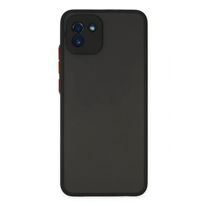 USLUCAN ALIŞVERİŞ Samsung Galaxy A03 Kılıf Montreal Silikon Kapak - Siyah