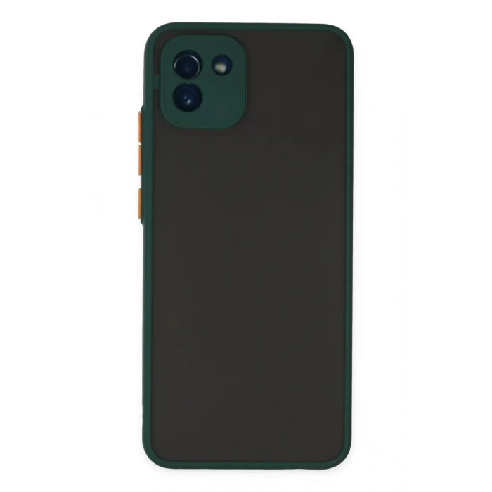 USLUCAN ALIŞVERİŞ Samsung Galaxy A03 Kılıf Montreal Silikon Kapak - Yeşil