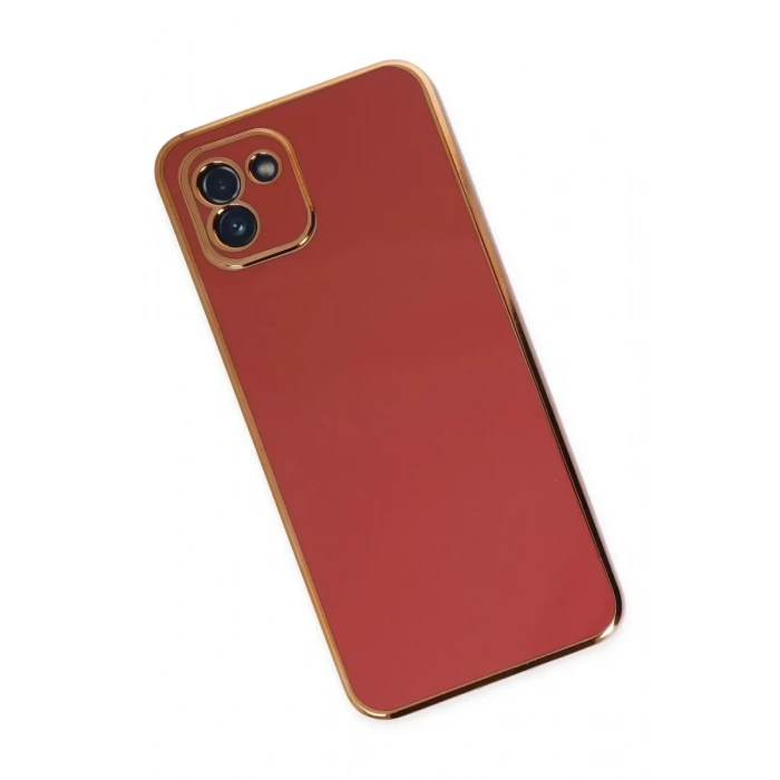 USLUCAN ALIŞVERİŞ Samsung Galaxy A03 Kılıf Volet Silikon - Kırmızı