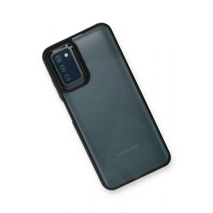 USLUCAN ALIŞVERİŞ Samsung Galaxy A03S Kılıf Dora Kapak - Siyah