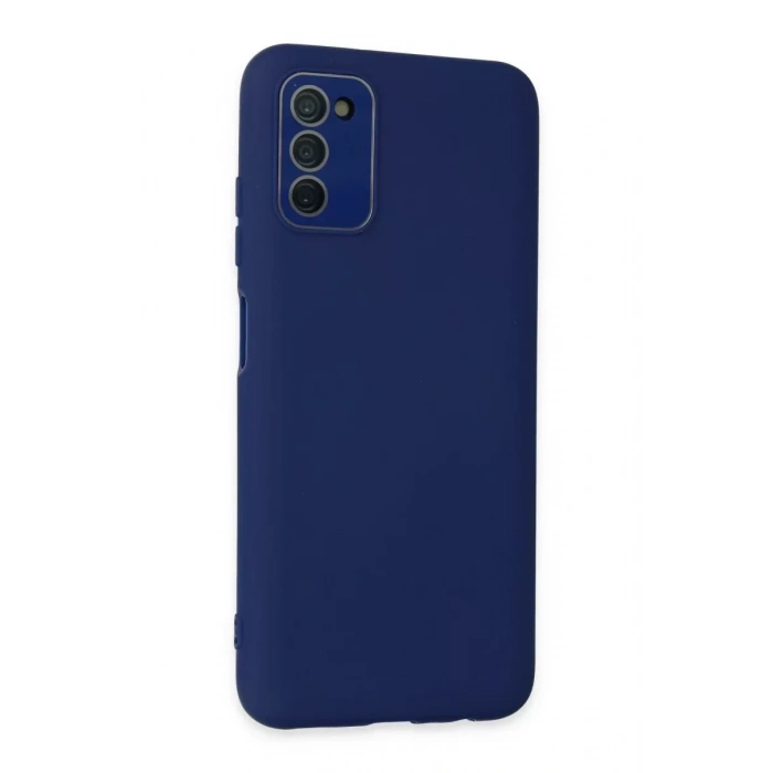 USLUCAN ALIŞVERİŞ Samsung Galaxy A03S Kılıf Lansman Glass Kapak - Sky Blue