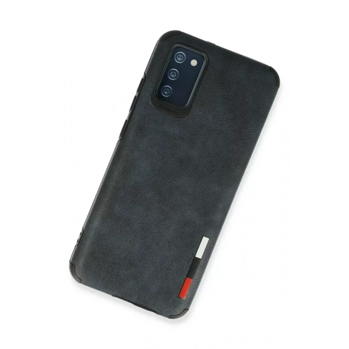 USLUCAN ALIŞVERİŞ Samsung Galaxy A03S Kılıf Loop Deri Silikon - Lacivert