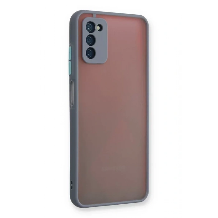 USLUCAN ALIŞVERİŞ Samsung Galaxy A03S Kılıf Montreal Silikon Kapak - Gri