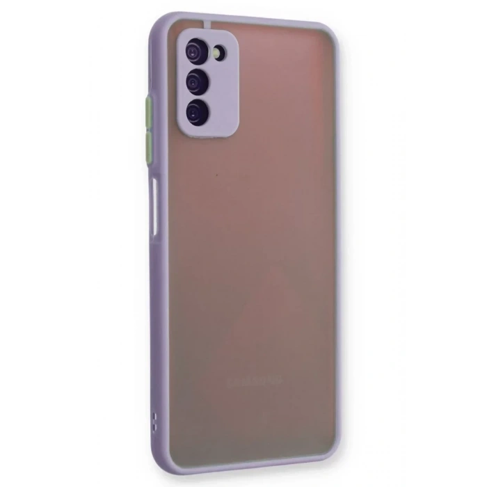 USLUCAN ALIŞVERİŞ Samsung Galaxy A03S Kılıf Montreal Silikon Kapak - Mor