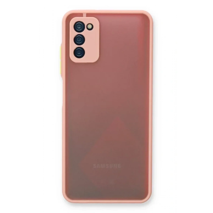 USLUCAN ALIŞVERİŞ Samsung Galaxy A03S Kılıf Montreal Silikon Kapak - Pembe