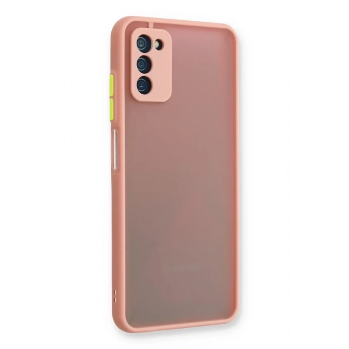 USLUCAN ALIŞVERİŞ Samsung Galaxy A03S Kılıf Montreal Silikon Kapak - Pembe