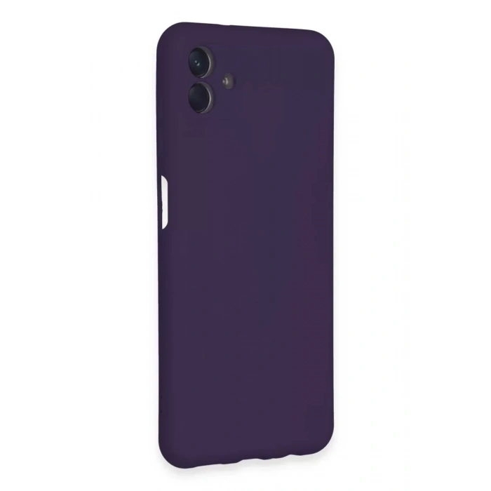 USLUCAN ALIŞVERİŞ Samsung Galaxy A04E Kılıf Nano içi Kadife Silikon - Mor