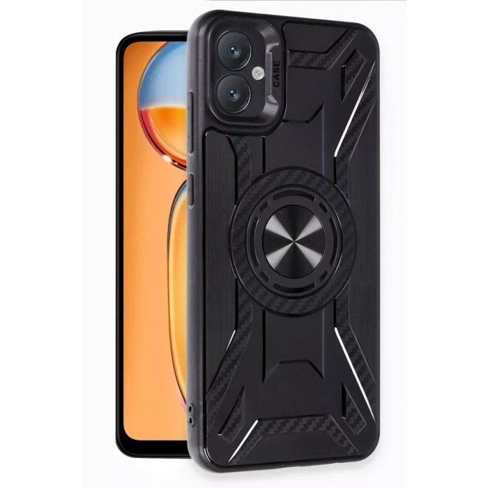 USLUCAN ALIŞVERİŞ Samsung Galaxy A05 Kılıf Lincoln Silikon - Siyah