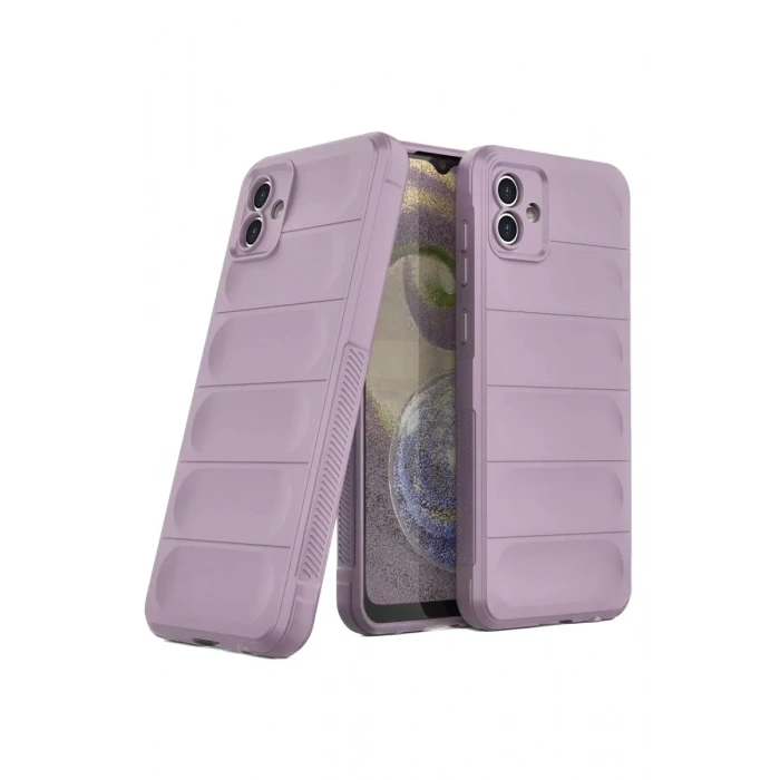 USLUCAN ALIŞVERİŞ Samsung Galaxy A05 Kılıf Optimum Silikon - Mor
