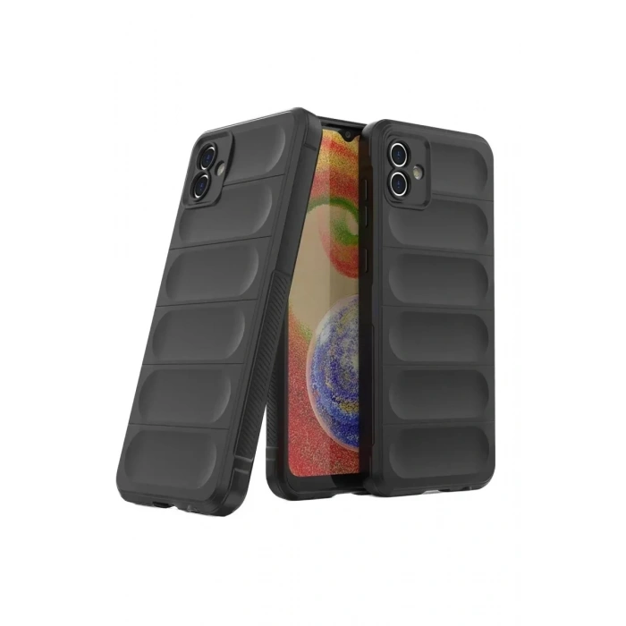 USLUCAN ALIŞVERİŞ Samsung Galaxy A05 Kılıf Optimum Silikon - Siyah