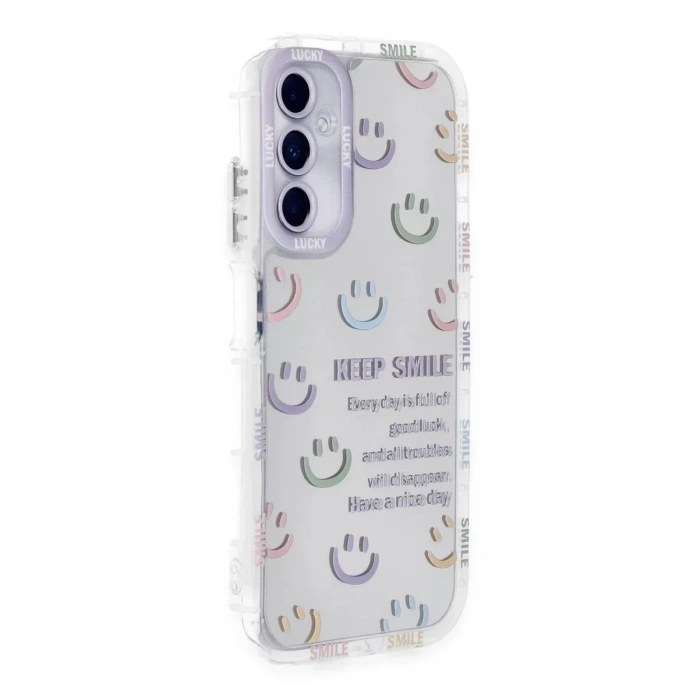 USLUCAN ALIŞVERİŞ Samsung Galaxy A05S Kılıf Reflexion Desenli Kapak - Desen 2