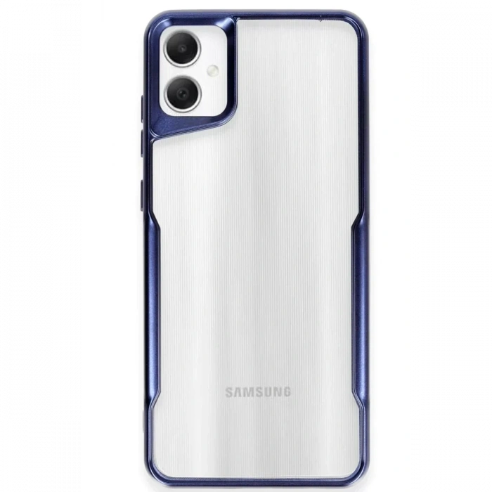 USLUCAN ALIŞVERİŞ Samsung Galaxy A06 Kılıf Boyi Silikon Kapak - Lacivert