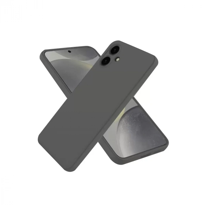 USLUCAN ALIŞVERİŞ Samsung Galaxy A06 Kılıf First Silikon - Gri