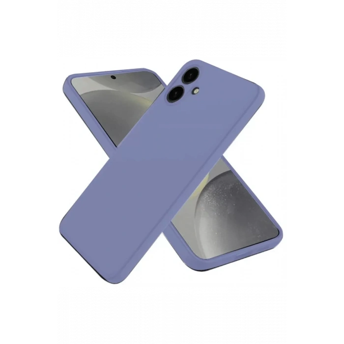 USLUCAN ALIŞVERİŞ Samsung Galaxy A06 Kılıf First Silikon - Lila