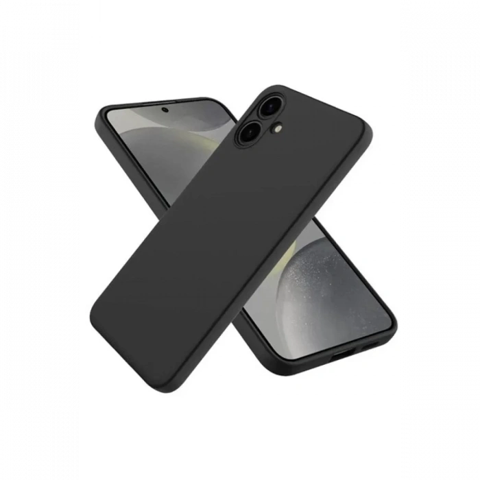 USLUCAN ALIŞVERİŞ Samsung Galaxy A06 Kılıf First Silikon - Siyah