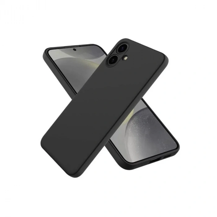 USLUCAN ALIŞVERİŞ Samsung Galaxy A06 Kılıf First Silikon - Siyah