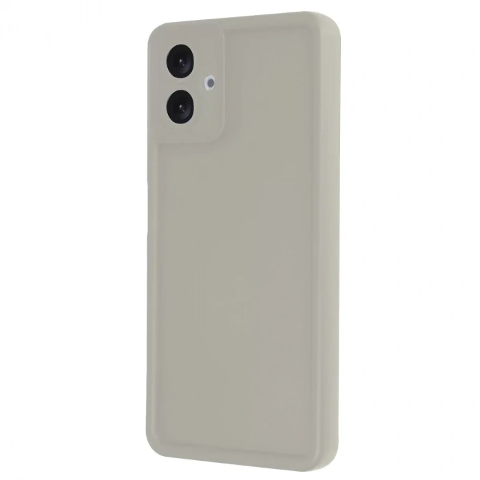 USLUCAN ALIŞVERİŞ Samsung Galaxy A06 Kılıf Viera Silikon - Krem