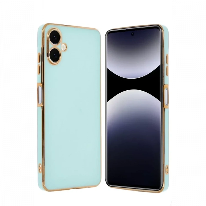 USLUCAN ALIŞVERİŞ Samsung Galaxy A06 Kılıf Volet Silikon - Açık Yeşil