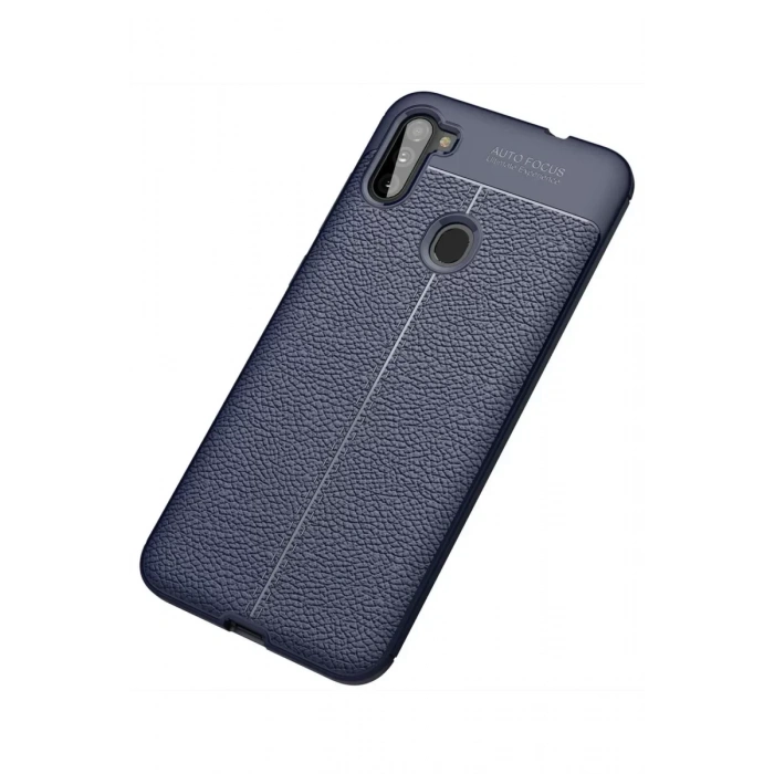 USLUCAN ALIŞVERİŞ Samsung Galaxy A11 Kılıf Auto Focus Kapak - Lacivert