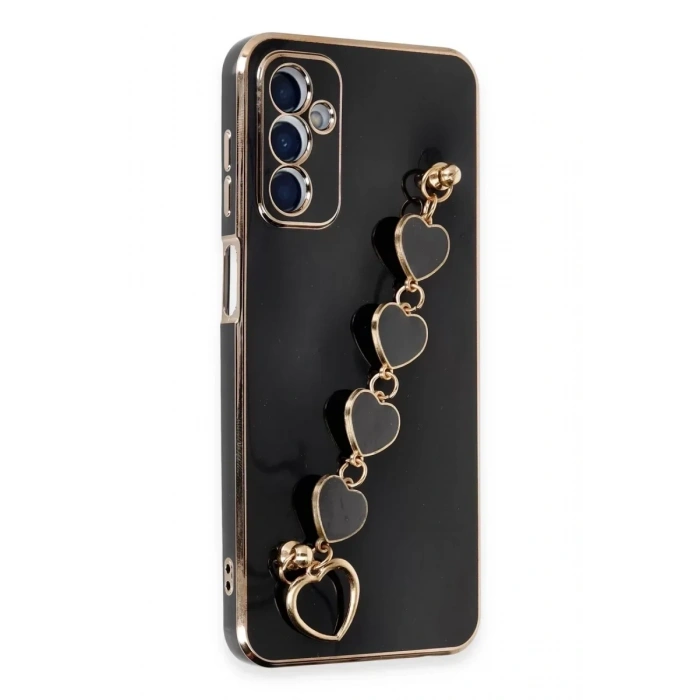 USLUCAN ALIŞVERİŞ Samsung Galaxy A14 4G Kılıf Esila Silikon - Siyah