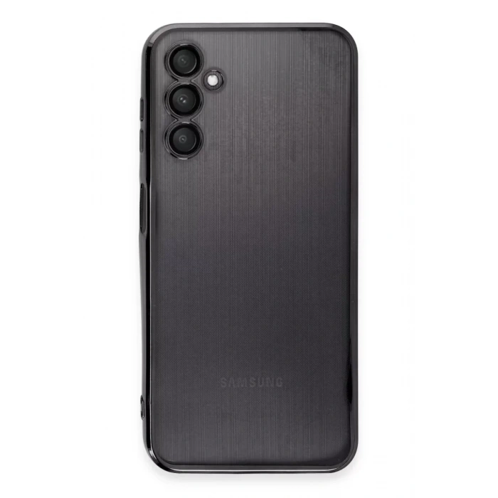 USLUCAN ALIŞVERİŞ Samsung Galaxy A14 4G Kılıf Lensli Silikon - Siyah