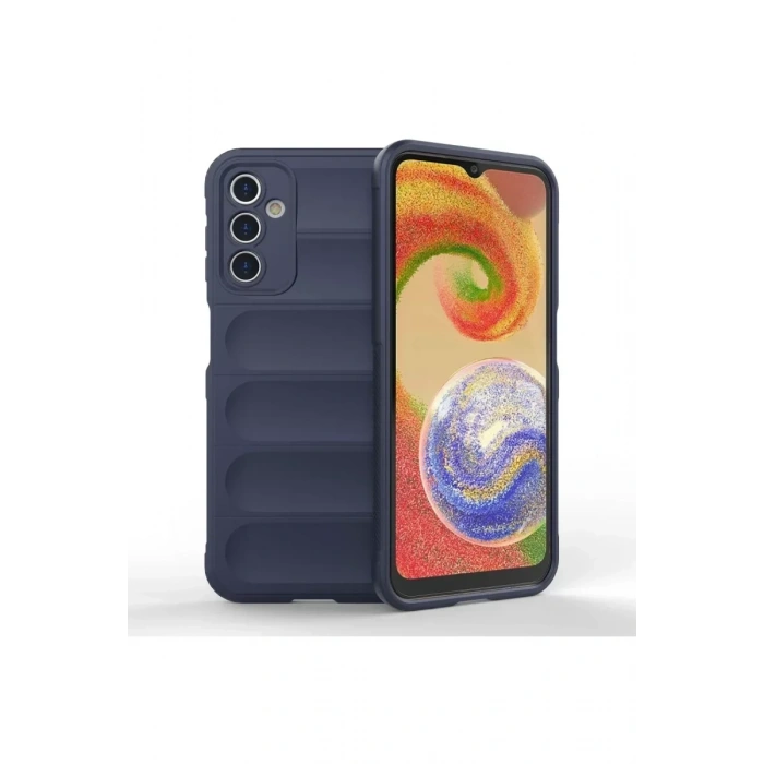 USLUCAN ALIŞVERİŞ Samsung Galaxy A14 4G Kılıf Optimum Silikon - Lacivert