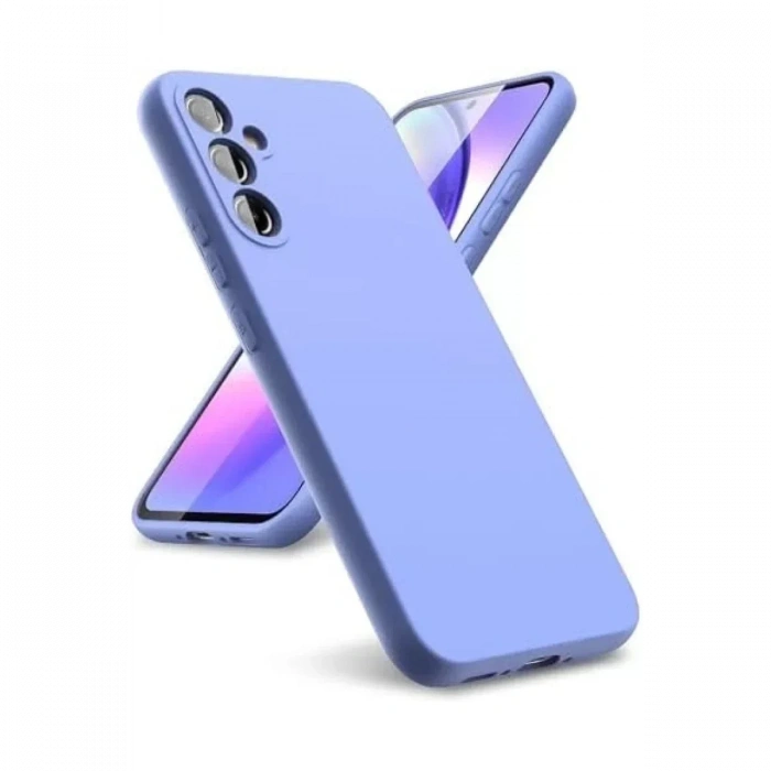 USLUCAN ALIŞVERİŞ Samsung Galaxy A24 4G Kılıf First Silikon - Lila