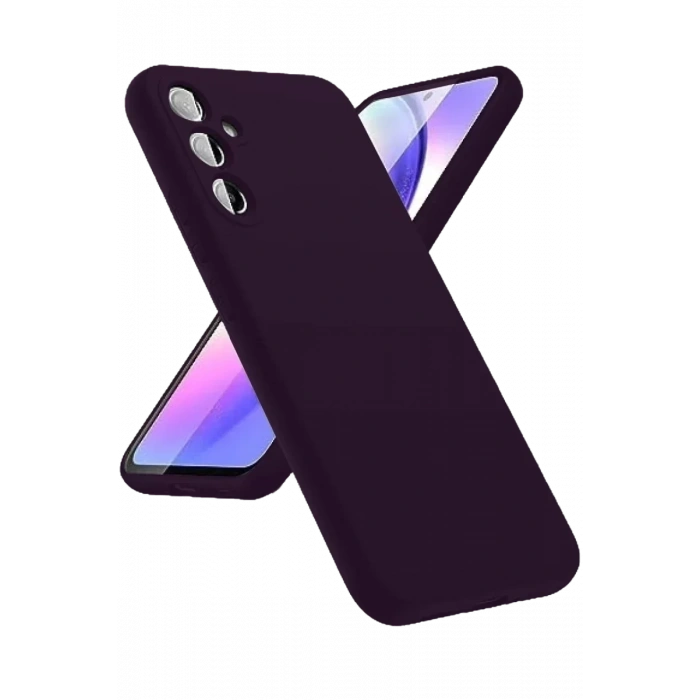 USLUCAN ALIŞVERİŞ Samsung Galaxy A24 4G Kılıf First Silikon - Mor