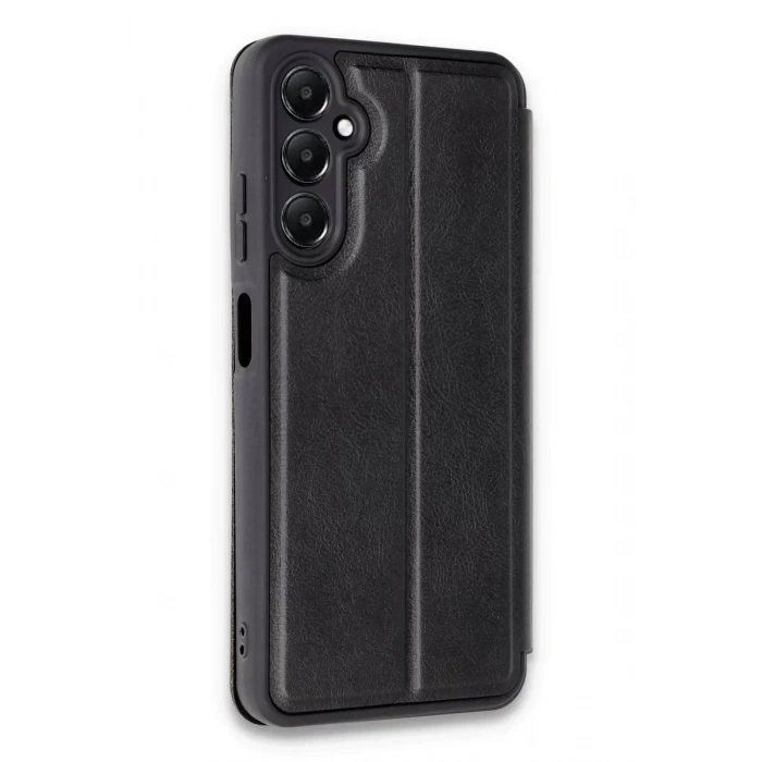 USLUCAN ALIŞVERİŞ Samsung Galaxy A25 5G Kılıf Flip Cover - Siyah
