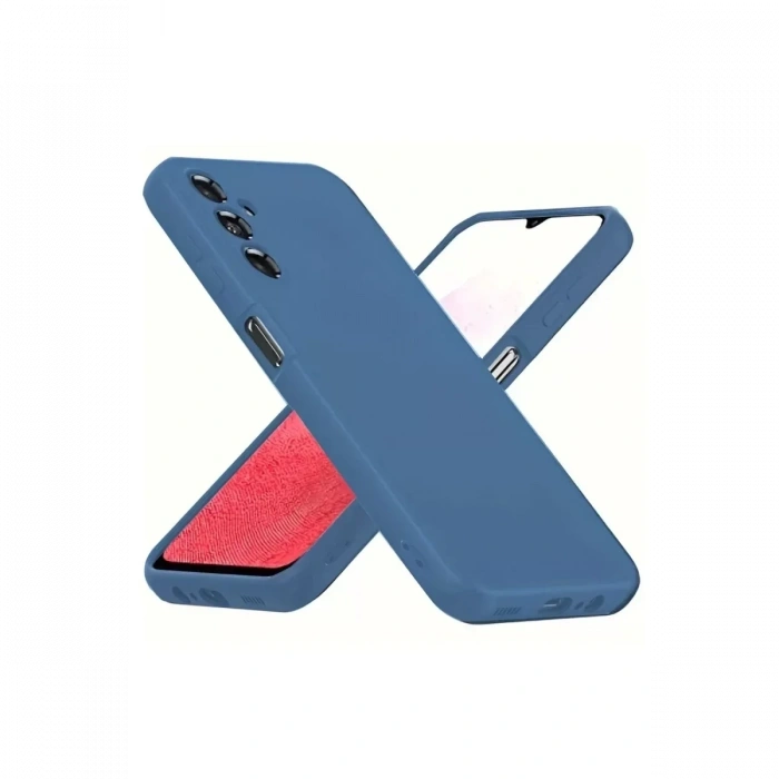 USLUCAN ALIŞVERİŞ Samsung Galaxy A34 5G Kılıf First Silikon - Mavi