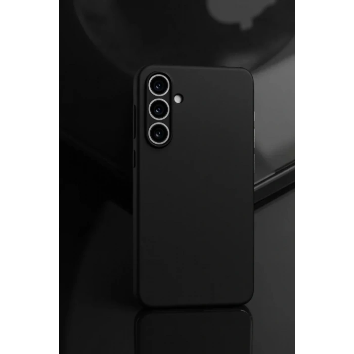 USLUCAN ALIŞVERİŞ Samsung Galaxy A55 5G Kılıf First Silikon - Siyah