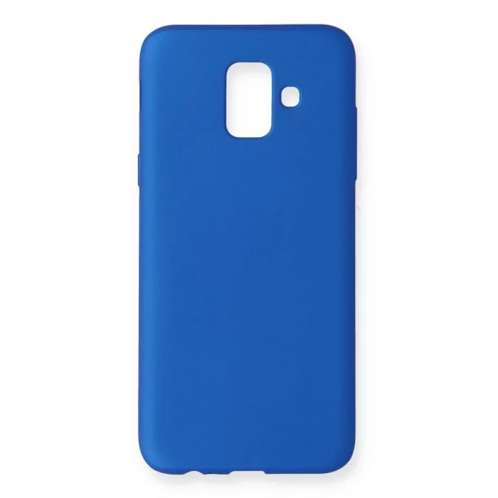 USLUCAN ALIŞVERİŞ Samsung Galaxy A6 2018 Kılıf First Silikon - Mavi