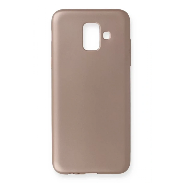 USLUCAN ALIŞVERİŞ Samsung Galaxy A6 2018 Kılıf First Silikon - Rose Gold