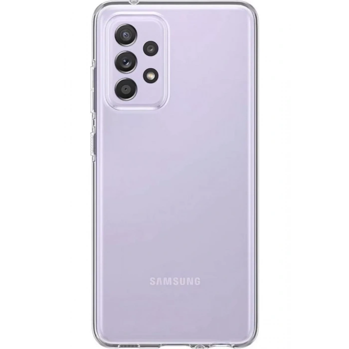 USLUCAN ALIŞVERİŞ Samsung Galaxy A72 Kılıf Lüx Şeffaf Silikon