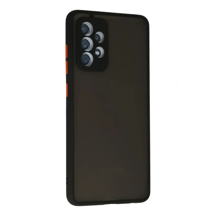 USLUCAN ALIŞVERİŞ Samsung Galaxy A72 Kılıf Montreal Silikon Kapak - Siyah