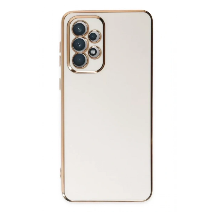 USLUCAN ALIŞVERİŞ Samsung Galaxy A73 5G Kılıf Volet Silikon - Beyaz