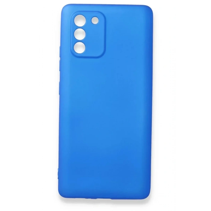 USLUCAN ALIŞVERİŞ Samsung Galaxy A91 / S10 Lite Kılıf First Silikon - Mavi
