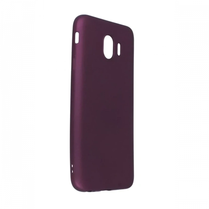 USLUCAN ALIŞVERİŞ Samsung Galaxy J4 Kılıf First Silikon - Mürdüm